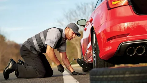 Emergency tyre repair service Abu Dhabi