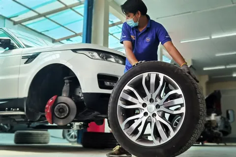 Mobile tyre replacement Abu Dhabi